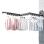 Multifunctional Retractable Fold Away Clothes Drying Hanger Space-Saving Bathrooms Usage - Korvel