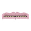 Twin size Upholstered Daybed, Sherpa Fabric Sofabed with Cloud-Shaped Backrest, No Box-spring Needed, Pink - Korvel