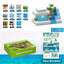 My Building World Magnetic Cube DIY Cherry Blossom Mountain Children's Educational Puzzle Assembly Toy Gift - Korvel