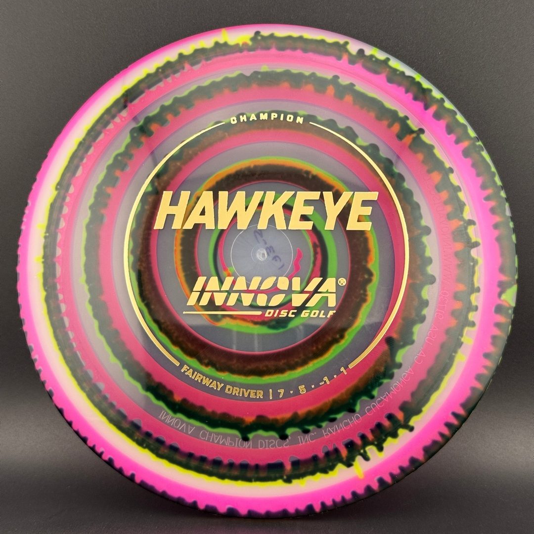 I-Dye Champion Hawkeye Disc Golf Driver