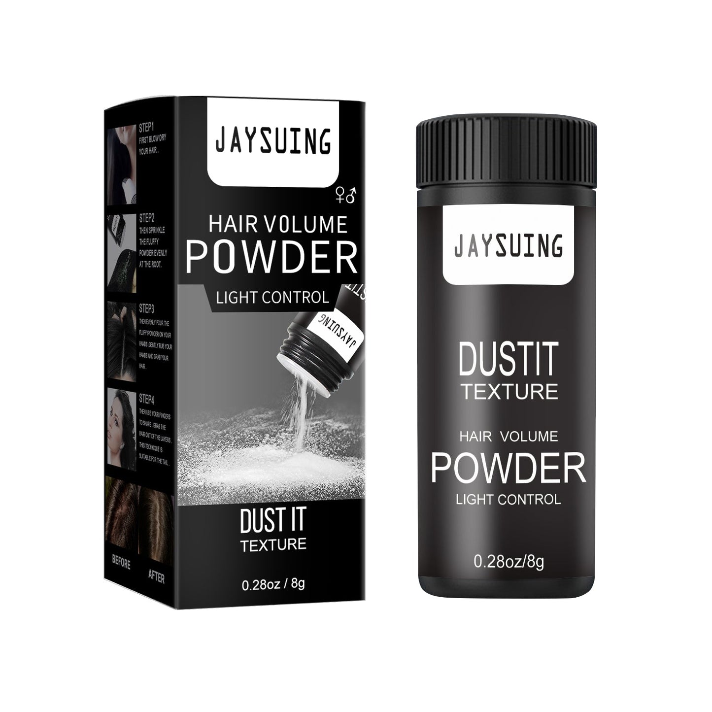 Hair Puff Powder Men's And Women's Hair Styling Care Leave-In Fluffy Refreshing Gentle Puff Powder - Korvel