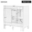30" Bathroom Vanity with Sink, Bathroom Vanity Cabinet with Two Drawers and Door, Adjustable Shelf, Solid Wood and MDF, Black - Korvel