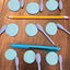 9-Piece Clay Art Texture Tool Set with Pattern Rollers