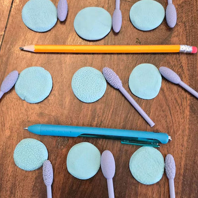 9-Piece Clay Art Texture Tool Set with Pattern Rollers