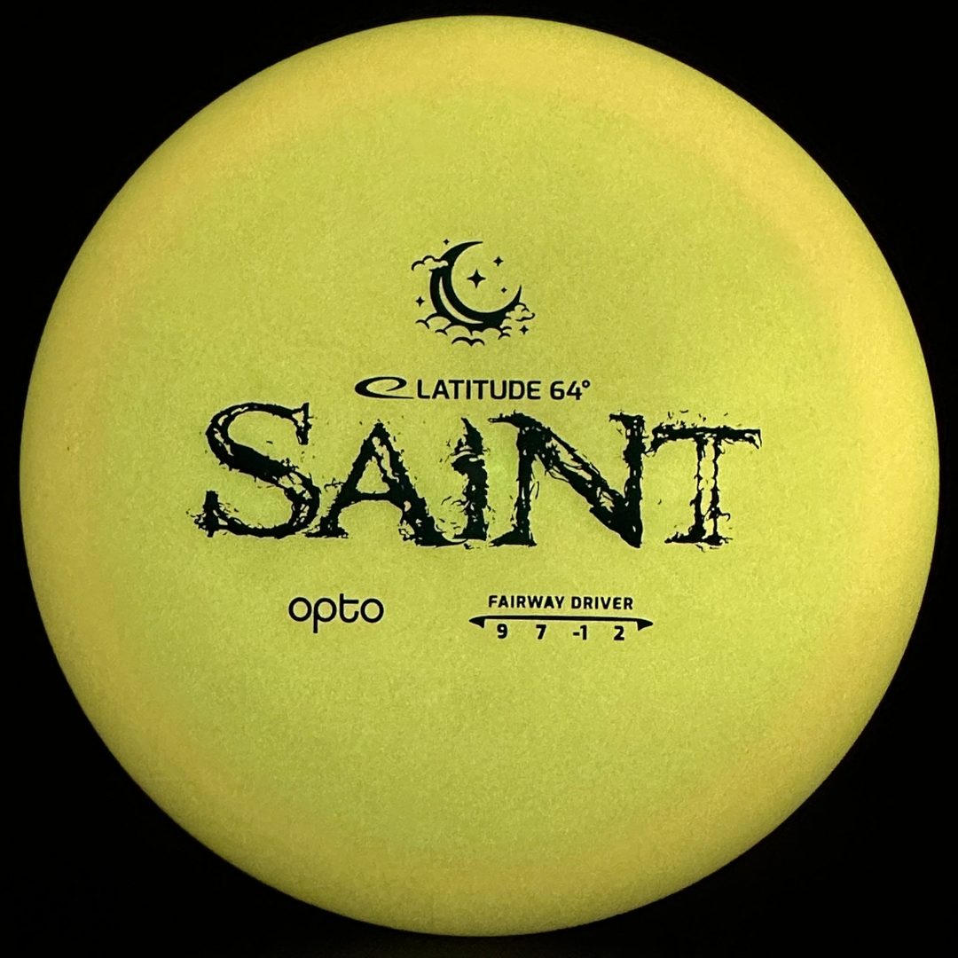 Opto Moonshine Saint - Versatile Glow Disc for Disc Golf