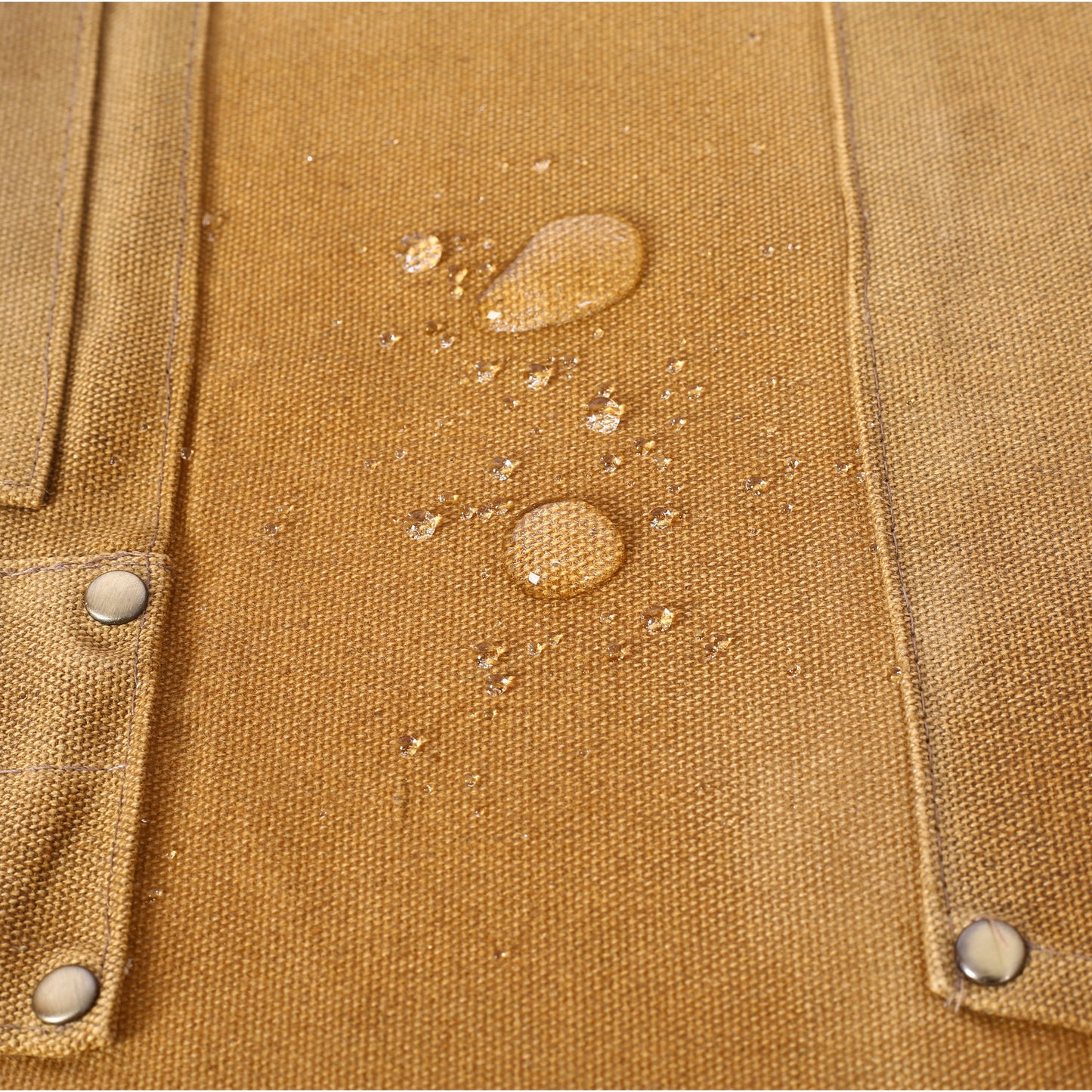 Long heavy-duty waxed canvas tool apron, carpenter apron, carpenter apron, carpenter waterproof 18 ounces - Korvel