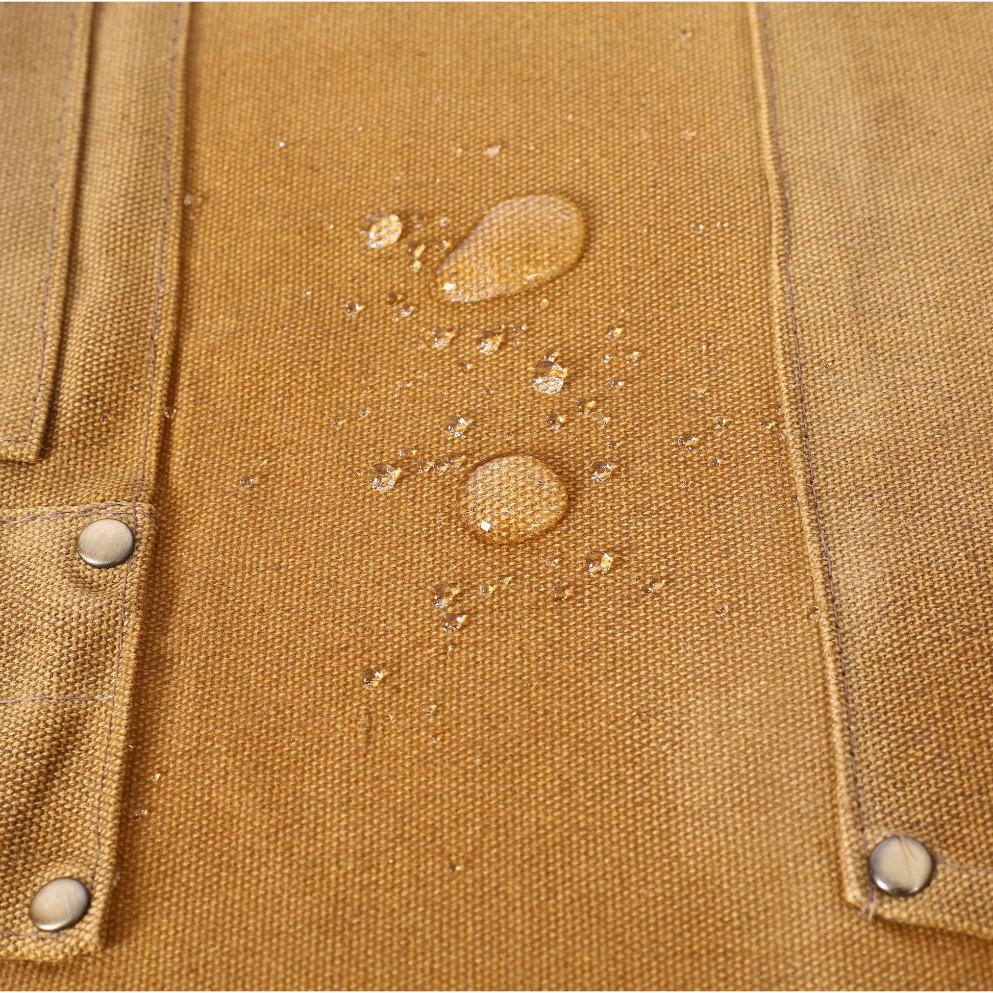 Long heavy-duty waxed canvas tool apron, carpenter apron, carpenter apron, carpenter waterproof 18 ounces - Korvel