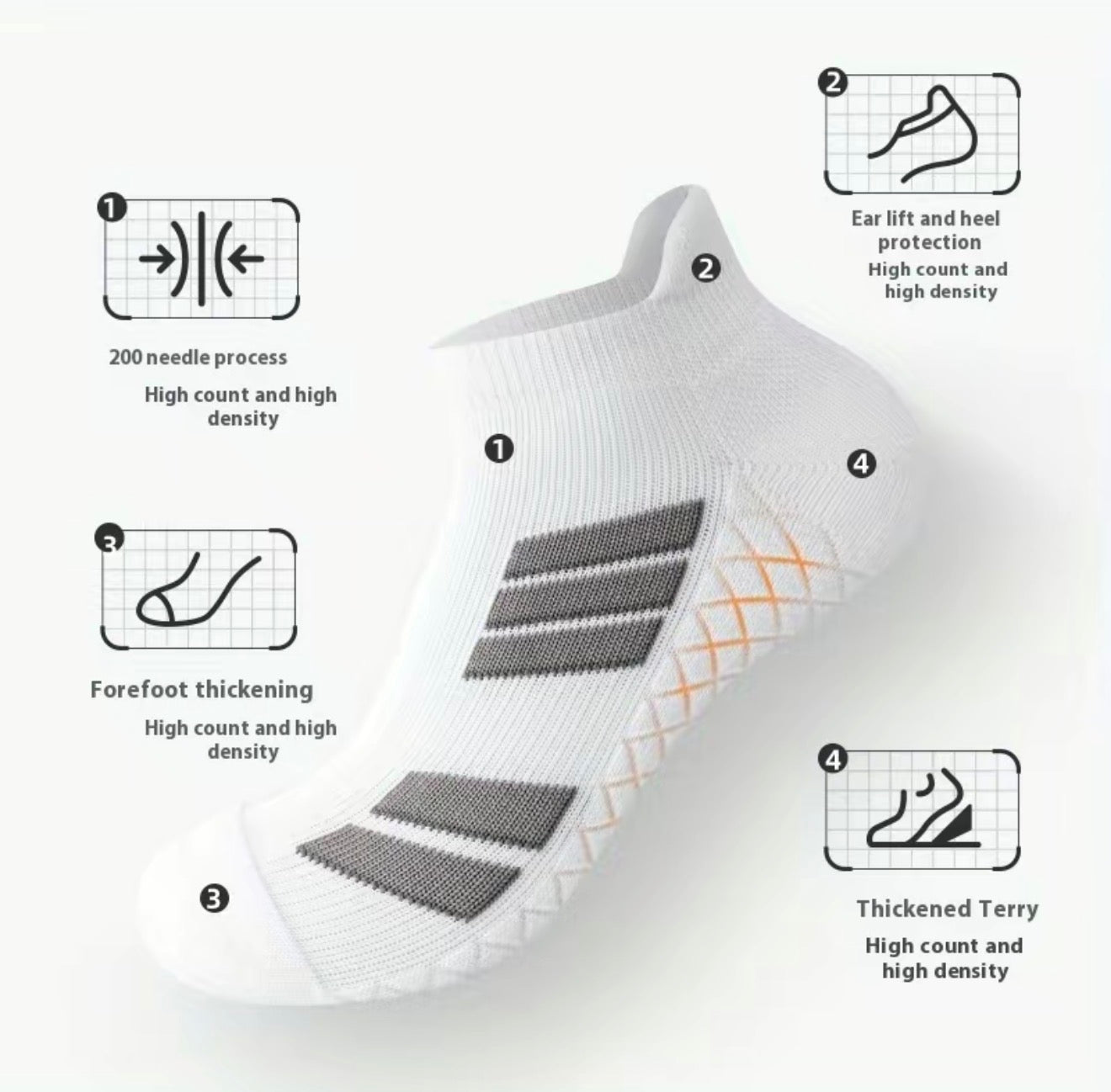 Calcetines Ankle SweatShield para Comodidad Diaria