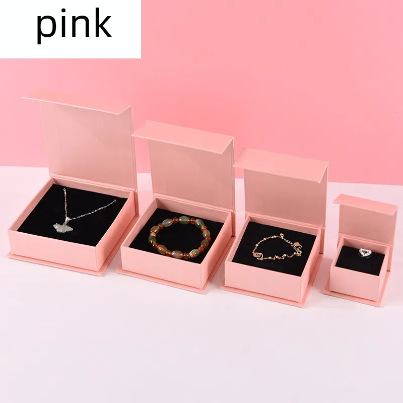 Flip up box jewelry packaging earrings rings necklaces storage gift boxes bracelets earrings paper boxes - Korvel