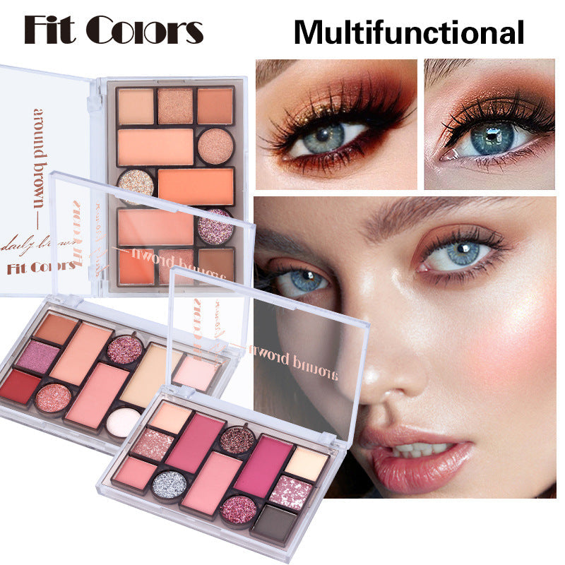 Paleta de Maquillaje Integral Fit Colors de 12 Colores