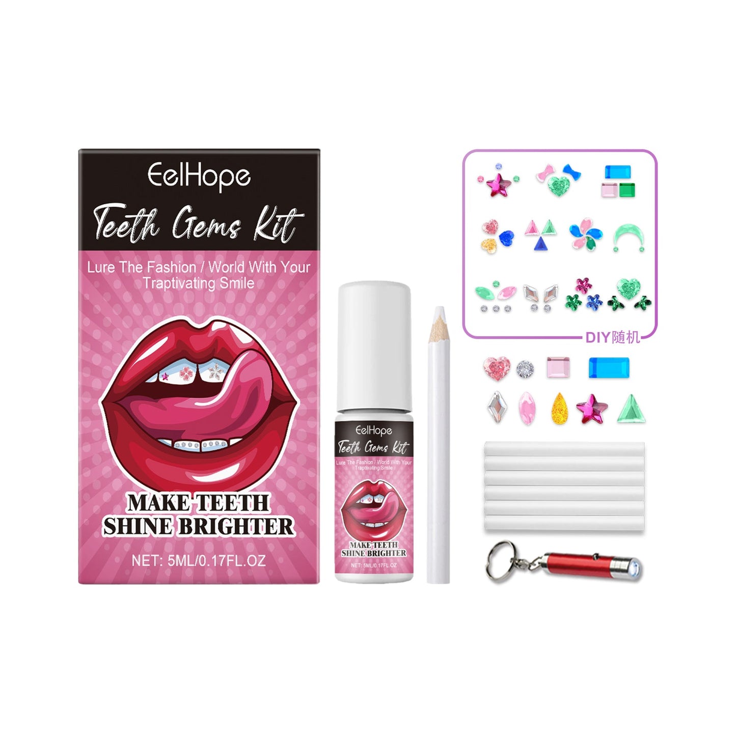 Kit de bricolaje de taladro dental personalizado para sonrisas creativas