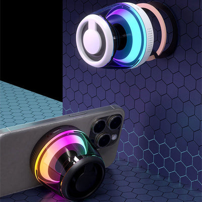 Portable RGB Light Bluetooth Speaker with Magnetic Holder