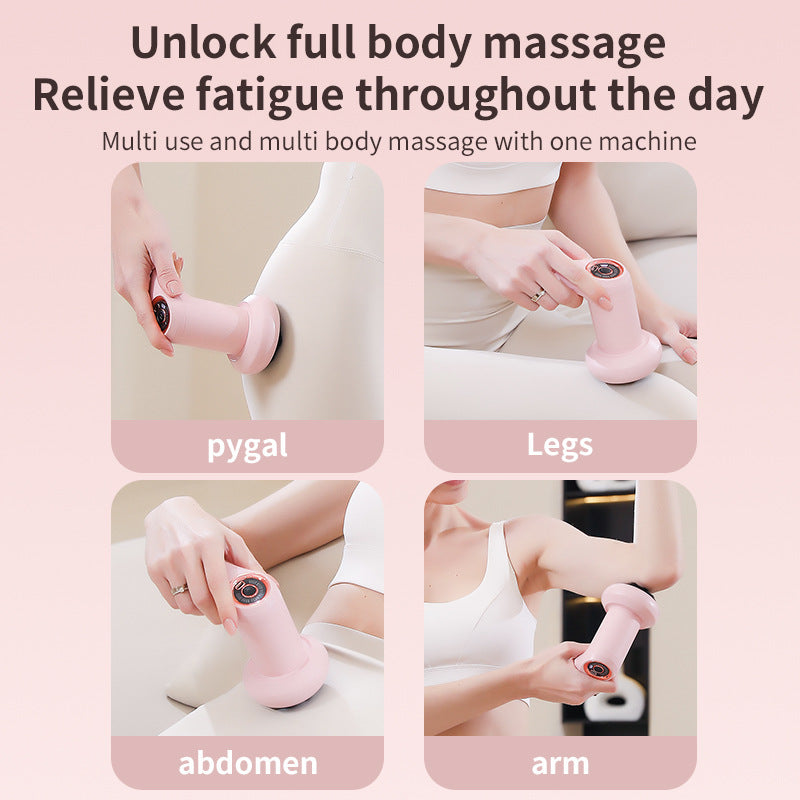 Fat pushing machine, body massage device, household handheld wireless massage, neck, waist, shoulder kneading, fascia gun - Korvel