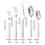 French Rivet ABS Handle Hotel Western Tableware Steak Knife Butter Knife Set - Korvel
