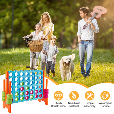 4 in A Row Giant Jumbo Game Set for Family Fun