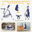 Gbruno A-Shaped High Chair with Lockable Wheels - Navy