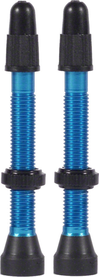 WTB Aluminum TCS Tubeless Valves - 34mm Blue Pair