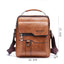 Sac messager pour homme premium - Sac bandoulière en PU cuir élégant