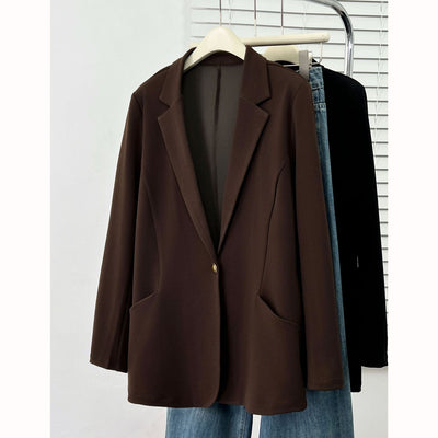 Blazer Professionnel Grande Taille Femme