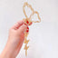 Pinza para el cabello en forma de mariposa elegante para recogidos con estilo