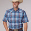 Classic Plaid Short Sleeve Shirt for Men | Roper - Korvel