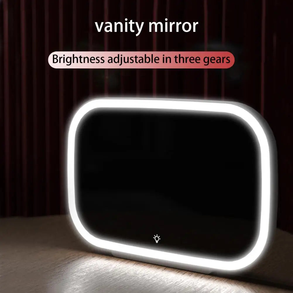 Car Visor Mirror with LED Light Car Interior Mirror Compact Large Screen  Excellent 7.8-inch Car LED Visor Vanity Mirror - Korvel