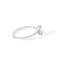 .925 Sterling Silver Diamond Double Arrowhead Open Ring - Size 6