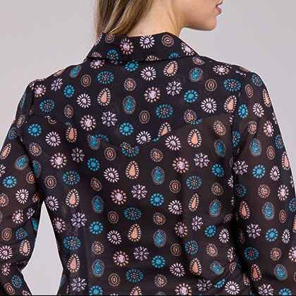 Chemise Concho Noire | Roper