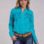 Blusa de Flecos Turquesa de Roper