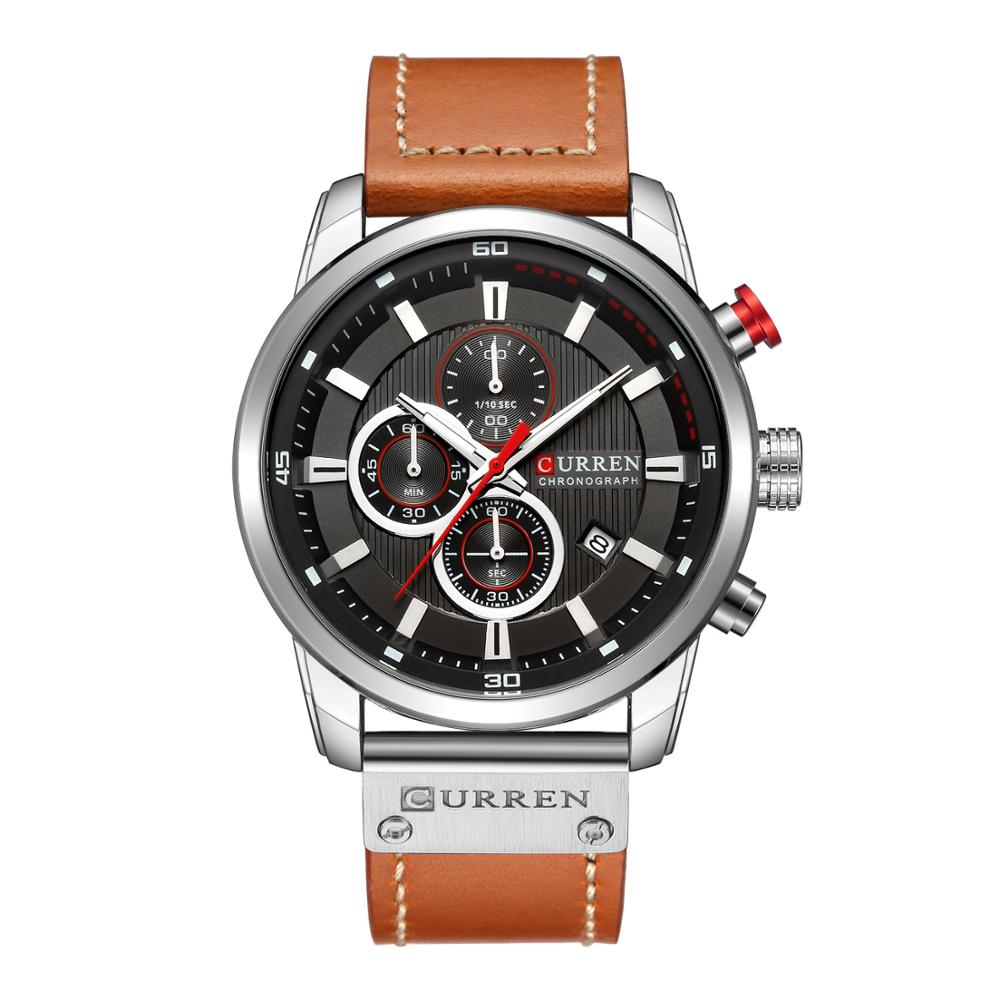 Watch Top Brand Man Watches with Chronograph Sports Waterproof Clock Man Watches Military Luxury Men's Watch Analog Quartz - Korvel