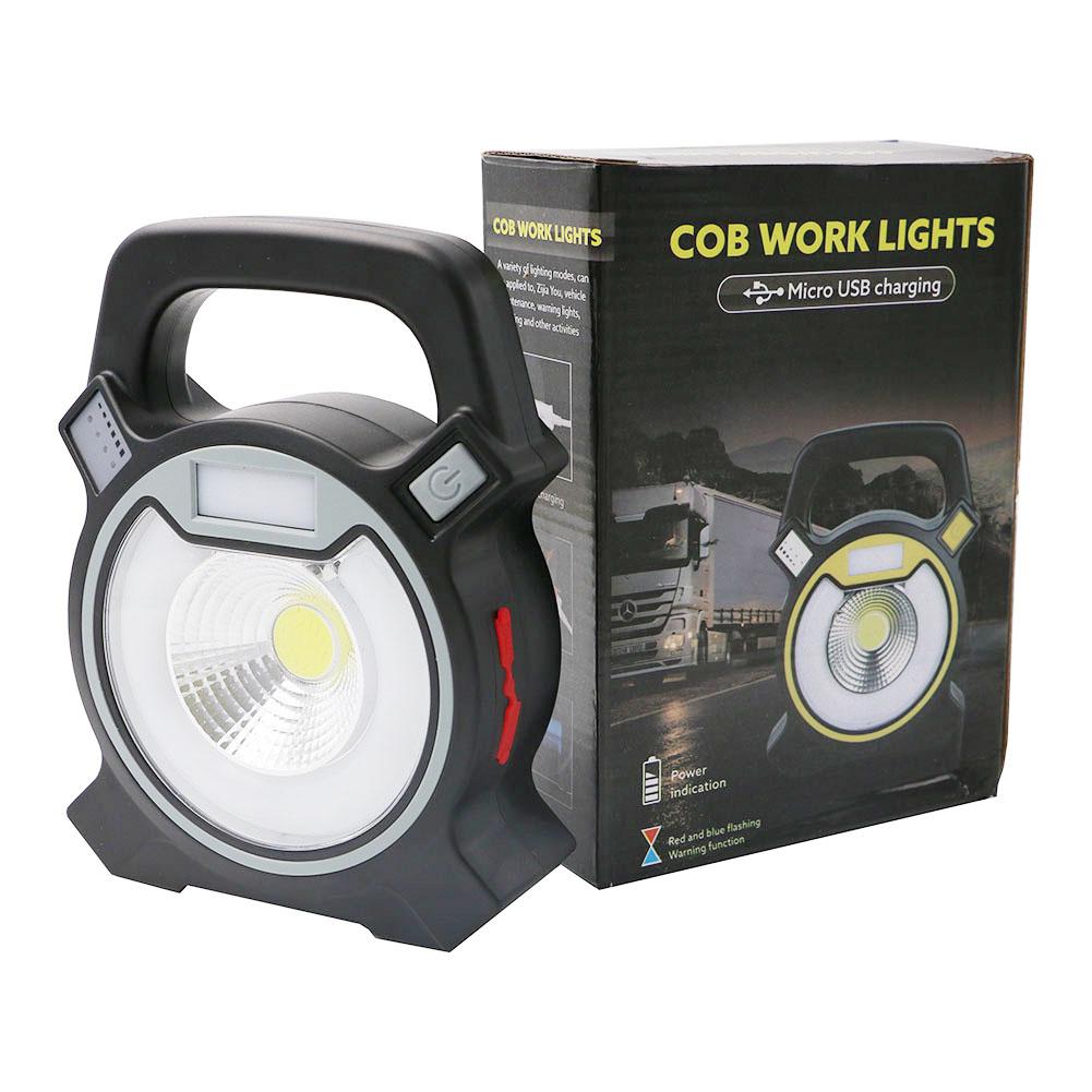 Foco portátil LED COB de 30W - Luz de trabajo recargable por USB