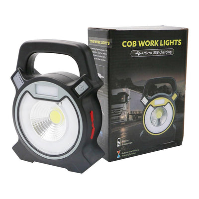 30W COB LED Portable Spotlight - USB Rechargeable Work Light