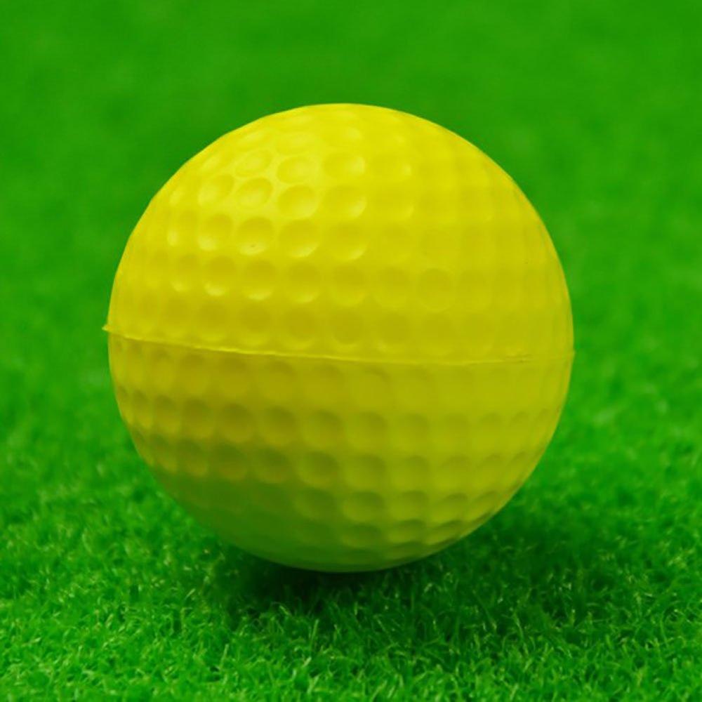 12Pcs Foam Practice Golf Balls Yellow Green Orange Golf Training Balls Outdoor Indoor Putting Green Target Backyard Swing Game - Korvel