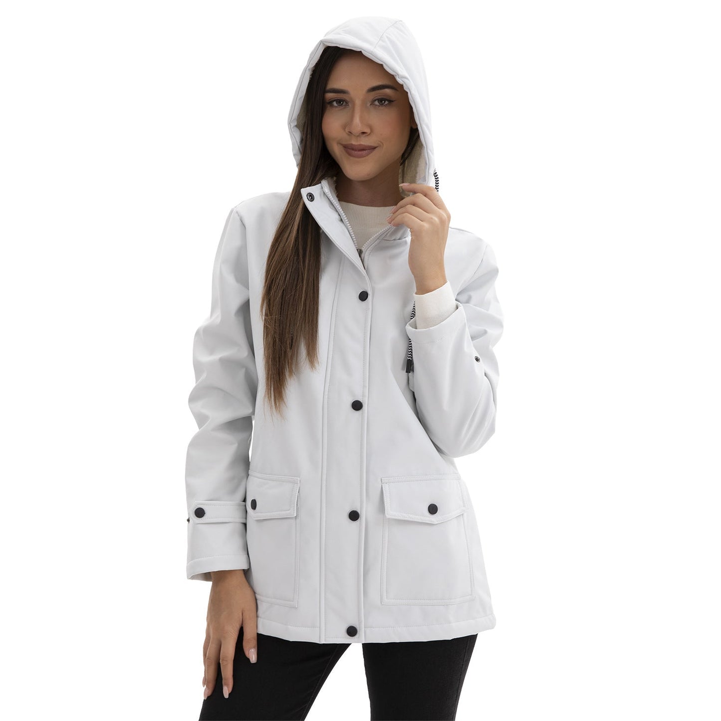 Women's Fleece-lined Waterproof Anorak Jacket