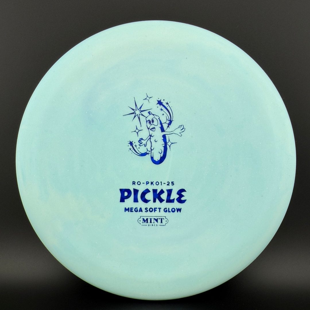 Mega Soft Glow Royal Pickle - First Run Disc Golf Disc