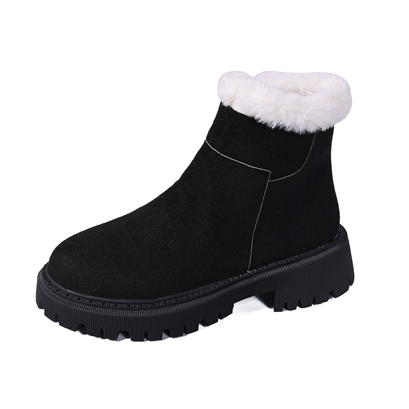 Premium Insulated Cotton-Padded Martin Boots for Women