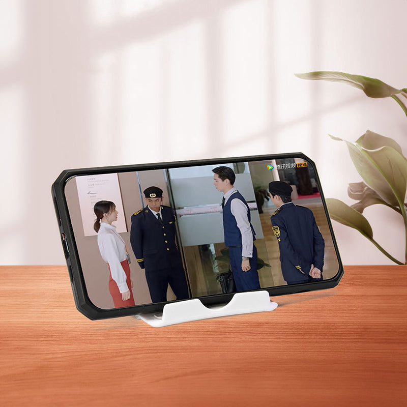 A plastic, foldable cradle for mobile phones - Korvel