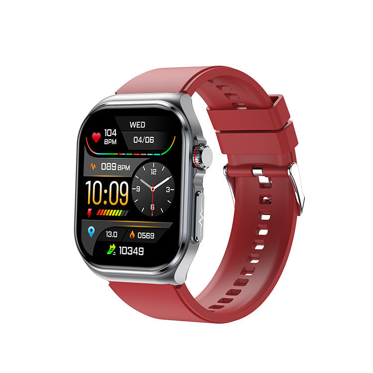 New ET585 smart watch ECG call micro physical examination NFC blood sugar uric acid body fat blood oxygen heart rate - Korvel