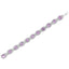 Bracelet de tennis en argent sterling .925 avec améthyste taillée en coussin et diamants - 7"