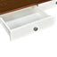 Conjunto de Mesa de Comedor de Madera de 6 Piezas TOPMAX de Estilo Mid-Century