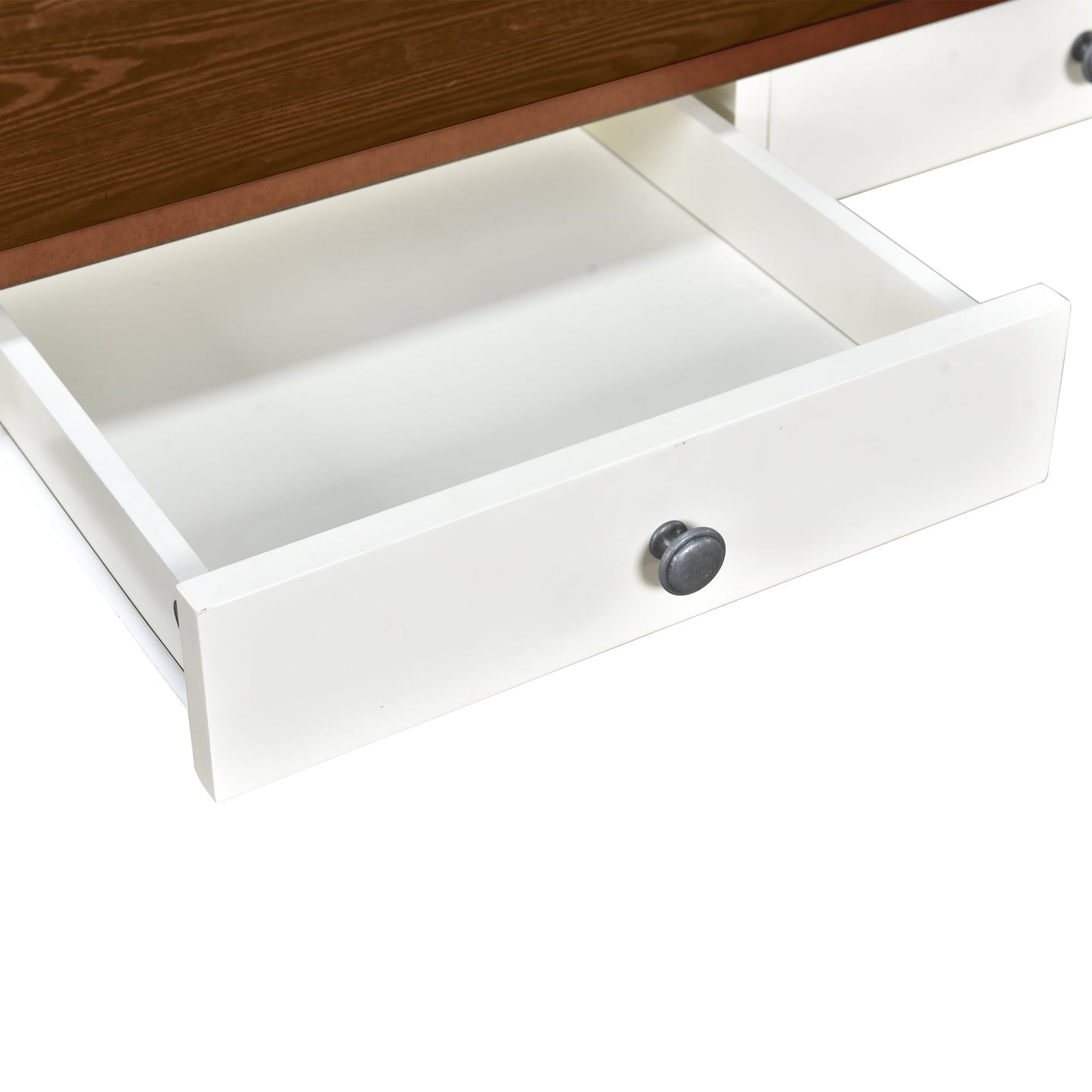 Conjunto de Mesa de Comedor de Madera de 6 Piezas TOPMAX de Estilo Mid-Century