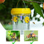 Solar Wasp Trap Waterproof Outdoor Hanging Trap Safe Non-Toxic Bee Hornet Traps Reusable Garden Fruit Fly Catcher - Korvel