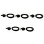 Juego de 5 piezas de soporte para anzuelos de plástico LEO