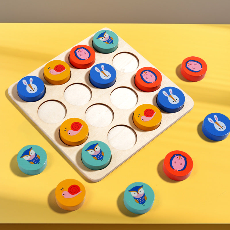 Puzzle early education, children's toys, thinking enlightenment, kindergarten, simple entry-level Sudoku puzzle game - Korvel