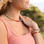 Natural Gemstone Necklace with 14k Gold Filled Toggle
