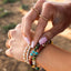 Natural Gemstone Bracelet with 14k Gold Filled Toggle - Sedona
