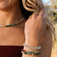Natural Gemstone Bracelet with 14k Gold Filled Toggle - Sedona
