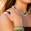 Natural Gemstone Necklace + 14k Gold Filled Toggle : Sedona - Korvel