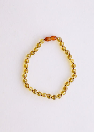 Tobillo o Pulsera de Citrino de Piedra Preciosa Pura