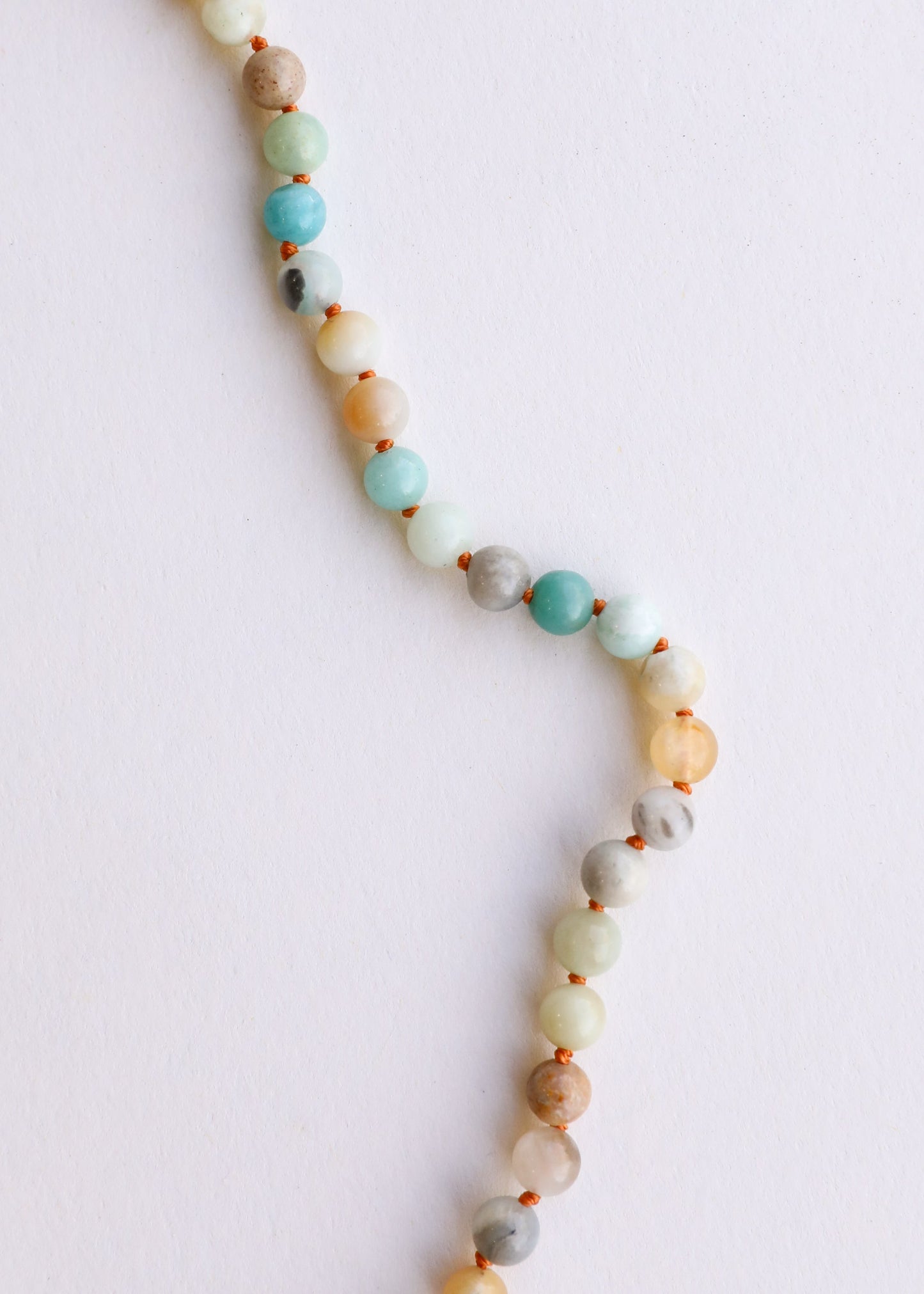 Natural Amazonite Gemstone Beaded Anklet or Bracelet